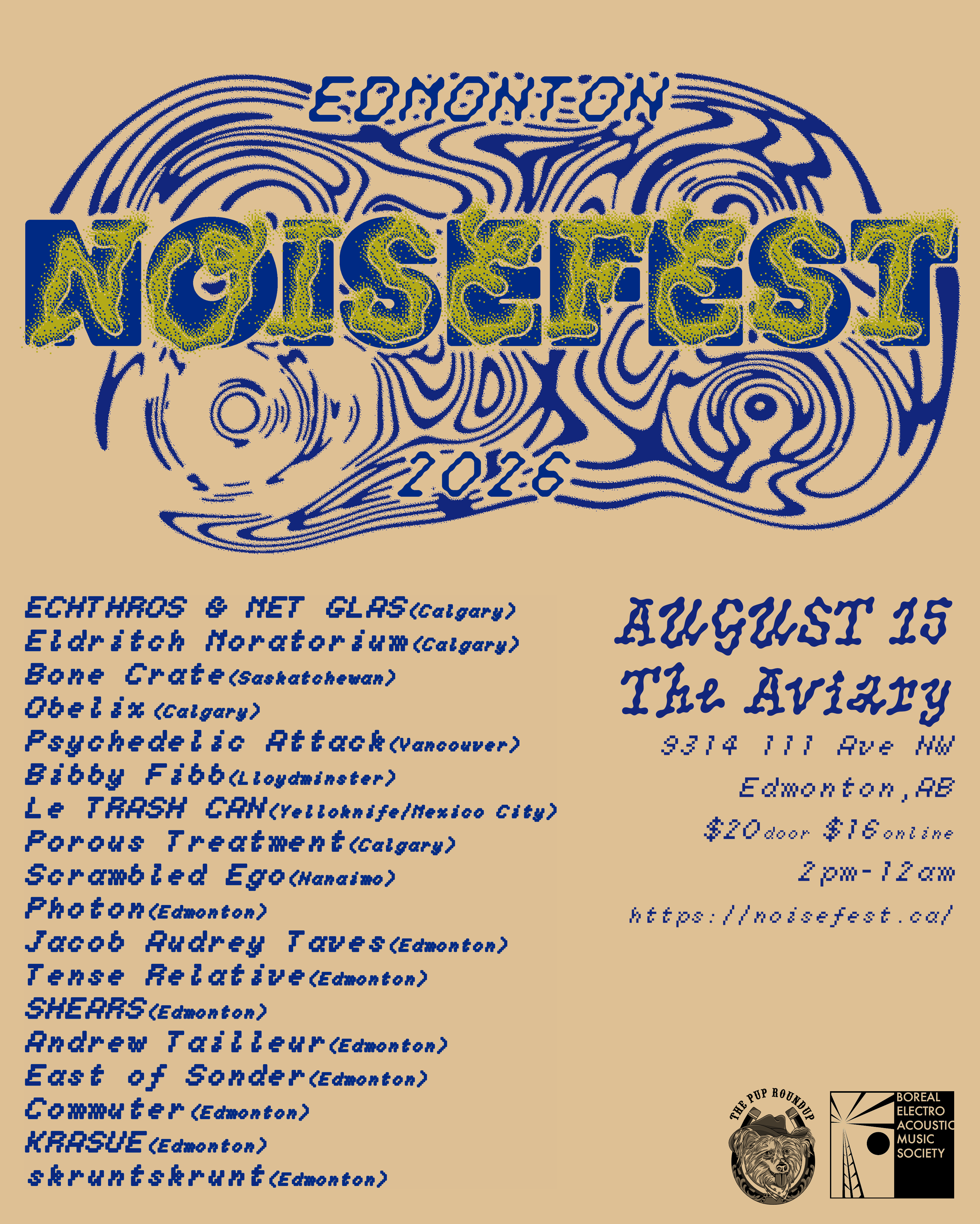 Edmonton Noisefest 2026 Web Friendly